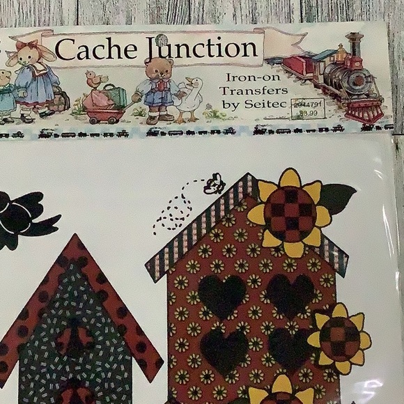 Vintage Cache junction for the birds iron on transfers new - Picture 4 of 5